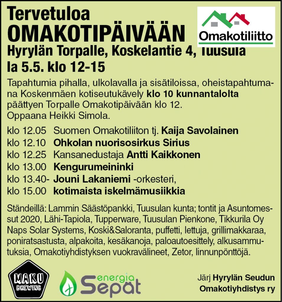 tuusula omakotipaiva